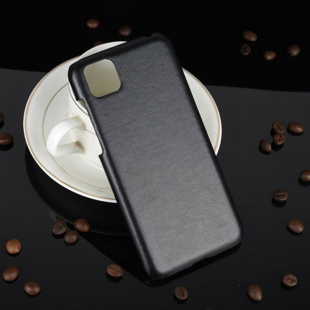 Hoesje voor Huawei Y5p Prestaties Litchi Leder Effect