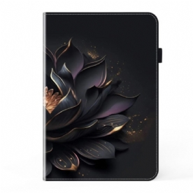 Cover Samsung Galaxy Tab S9 Fe Paarse Lotus