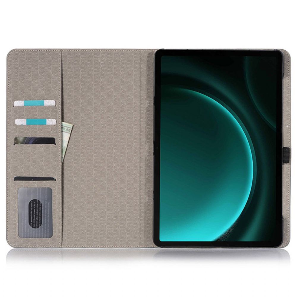 Cover Samsung Galaxy Tab S9 Fe Tweekleurig Bescherming Hoesje