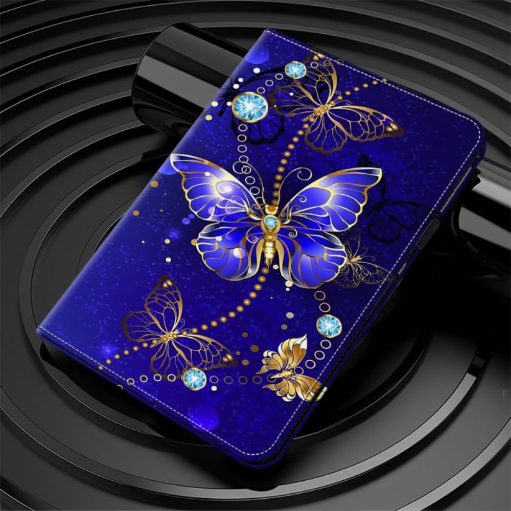 Hoesje Case Samsung Galaxy Tab S9 Fe Telefoonhoesje Diamantvlinders