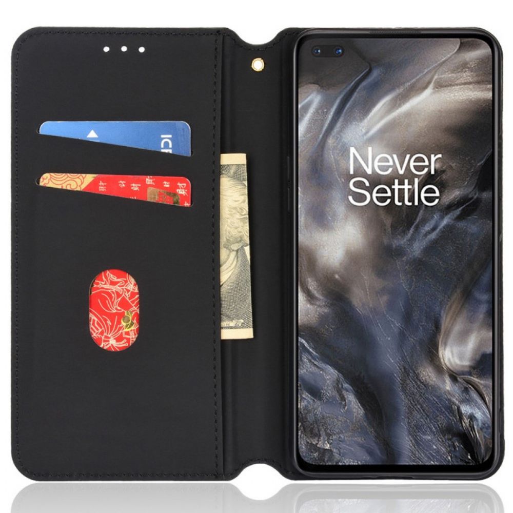 Bescherming Hoesje voor OnePlus Nord Folio-hoesje Diamant Leder Effect