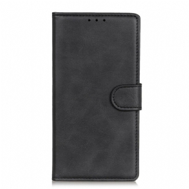 Flip Case voor OnePlus Nord Retro Mat Leereffect