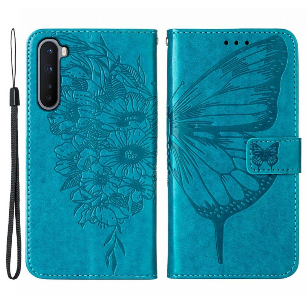 Flip Case voor OnePlus Nord Vlinderontwerp