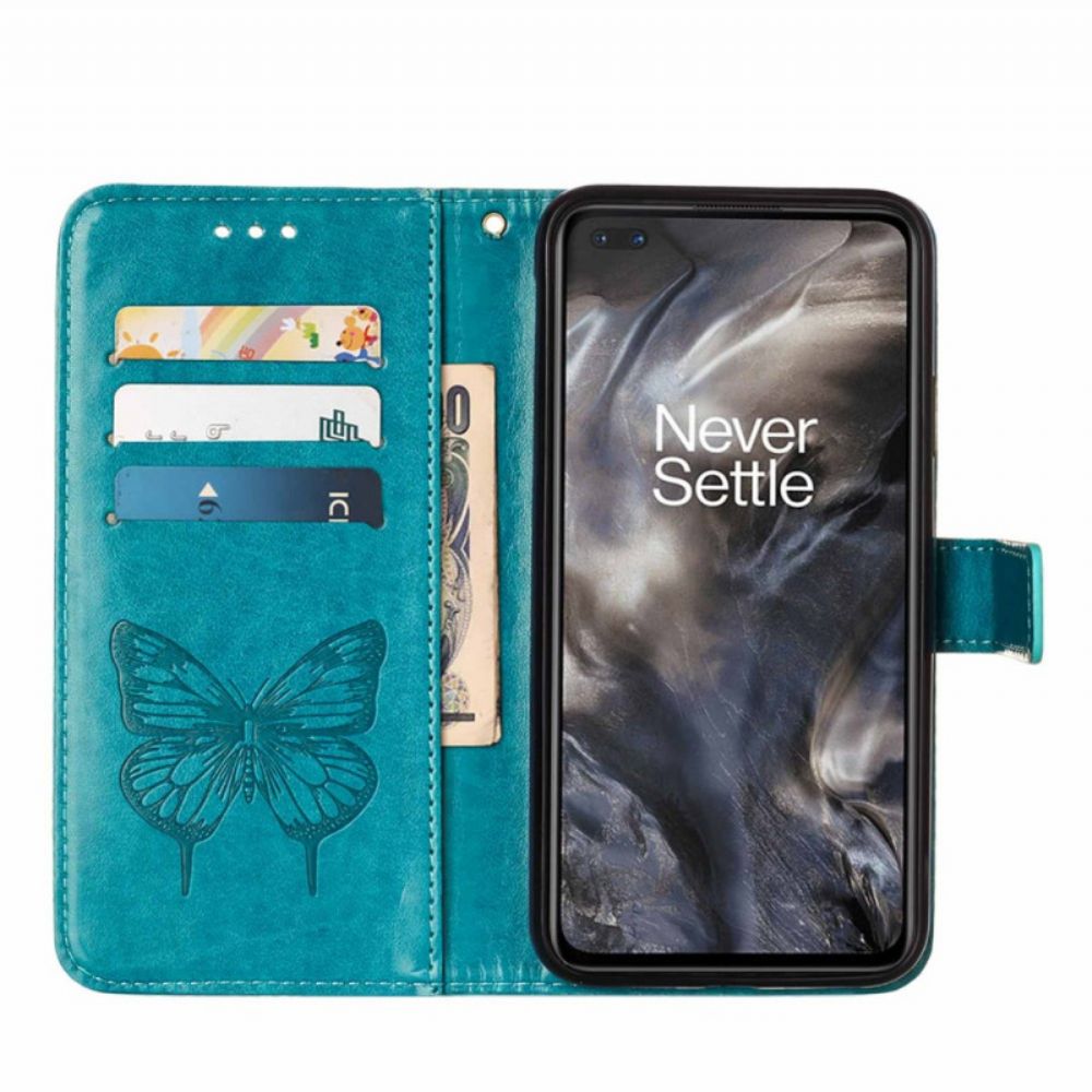 Flip Case voor OnePlus Nord Vlinderontwerp