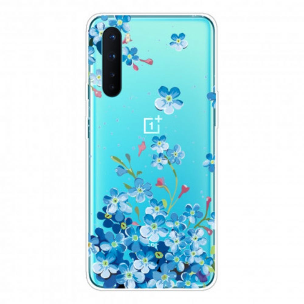 Hoesje voor OnePlus Nord Blauwe Bloemen