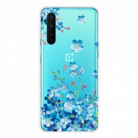 Hoesje voor OnePlus Nord Blauwe Bloemen