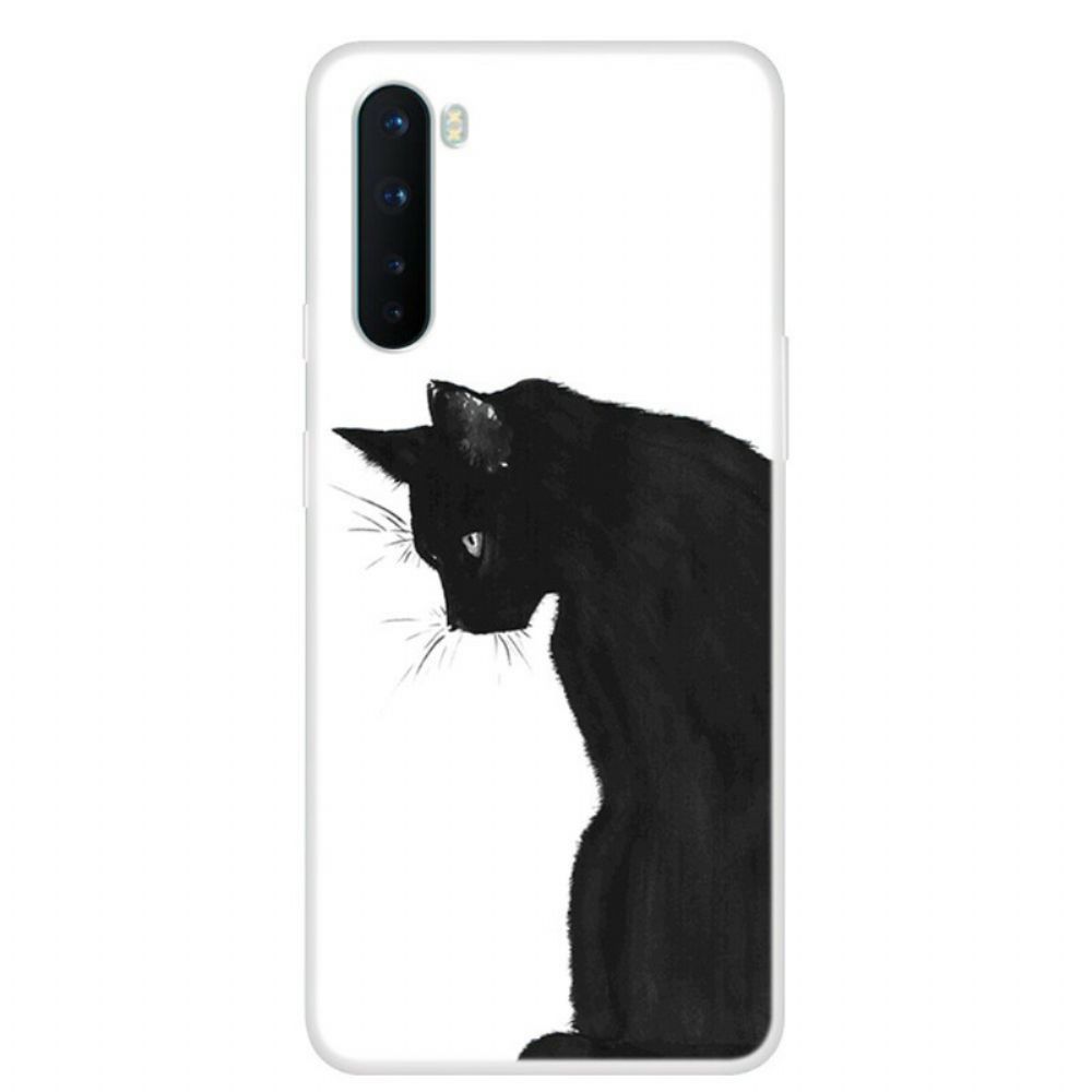 Hoesje voor OnePlus Nord Denken Zwarte Kat