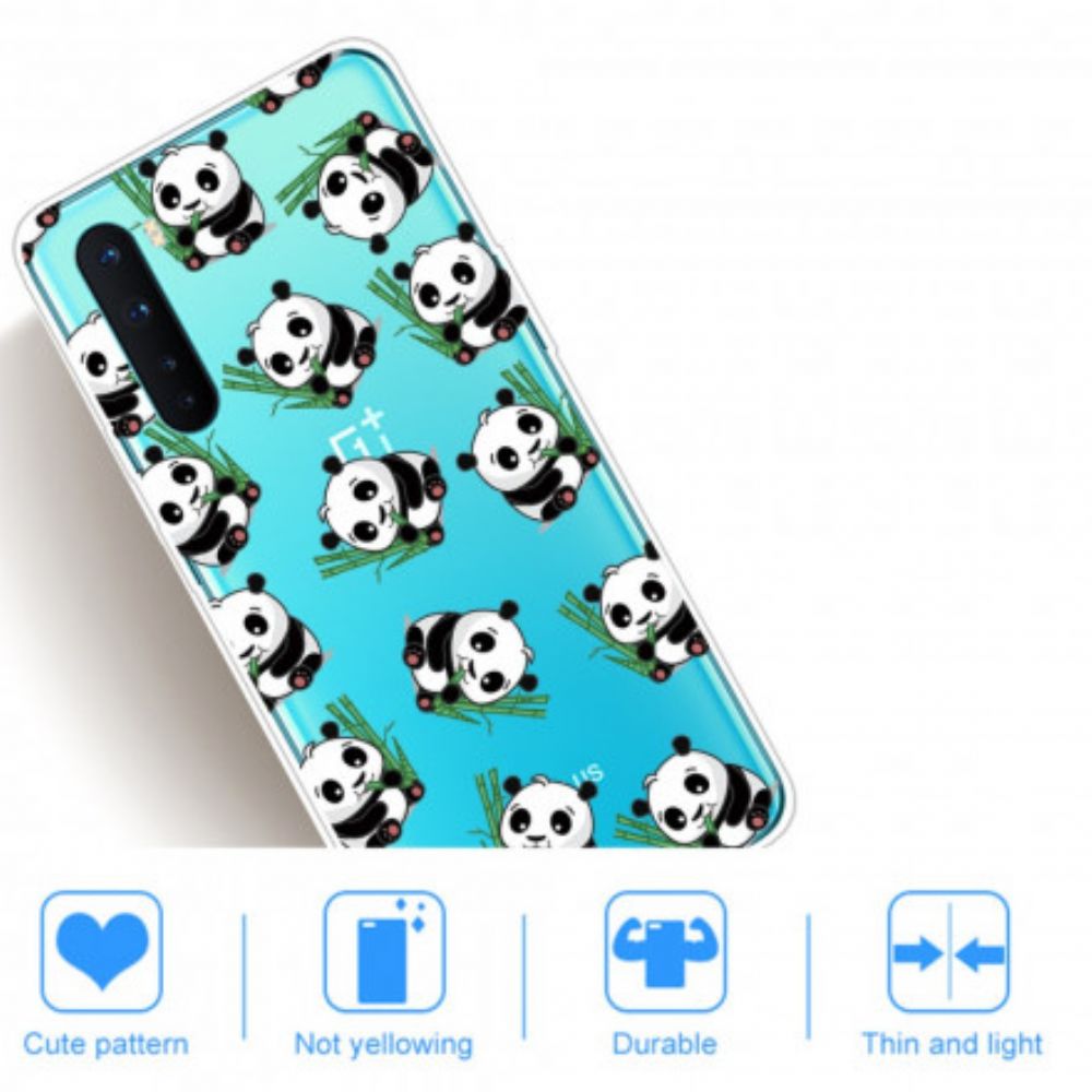 Hoesje voor OnePlus Nord Kleine Panda's