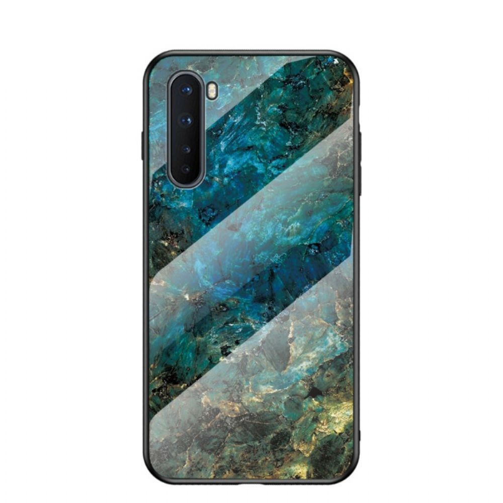 Hoesje voor OnePlus Nord Premium Kleuren Gehard Glas