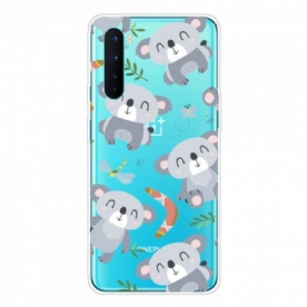 Hoesje voor OnePlus Nord Schattige Grijze Koala's