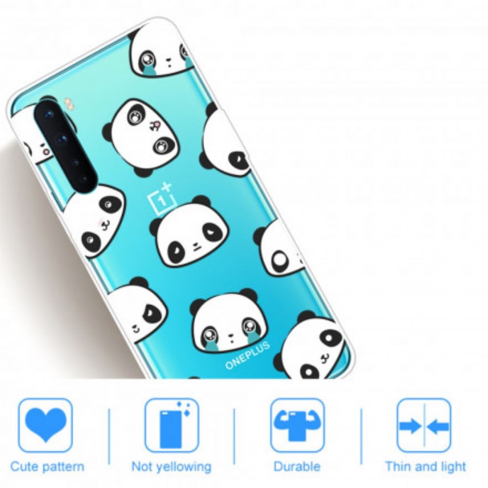 Hoesje voor OnePlus Nord Sentimentele Panda's