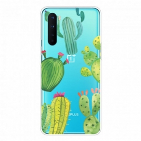 Telefoonhoesje voor OnePlus Nord Cactus Aquarel