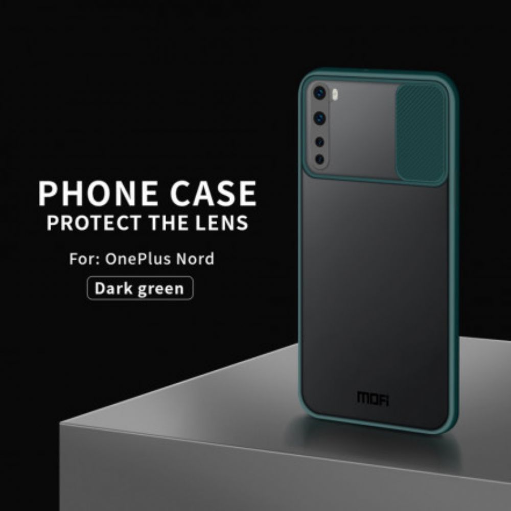 Telefoonhoesje voor OnePlus Nord Camshield Gekleurde Randen Mofi