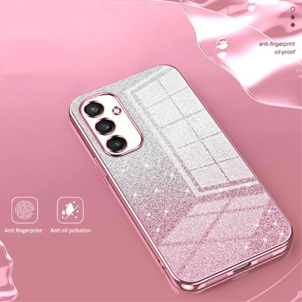 Case Hoesje Samsung Galaxy S24 Plus 5g Telefoonhoesje Glitterverloop