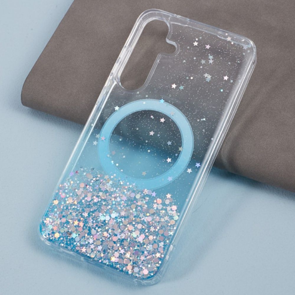 Case Hoesje Samsung Galaxy S24 Plus 5g Telefoonhoesje Magsafe-compatibele Glitters