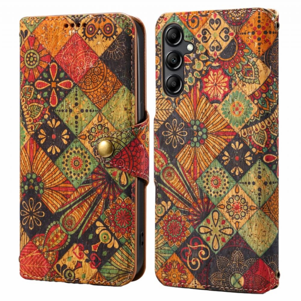 Flip Case Leren Samsung Galaxy S24 Plus 5g Bloemenprint