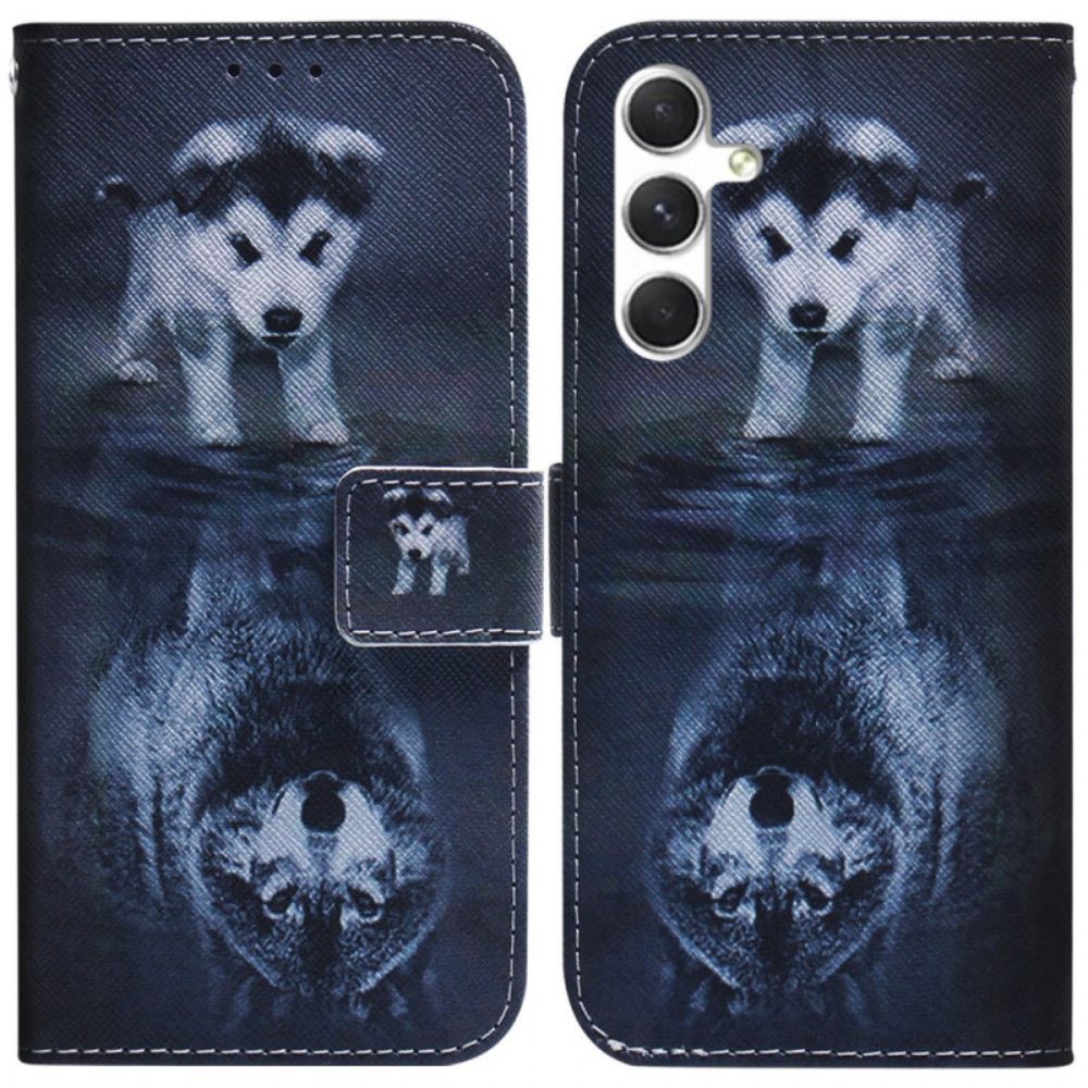 Folio-hoesje Samsung Galaxy S24 Plus 5g Puppydroom