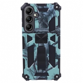 Hoesje Samsung Galaxy S24 Plus 5g Met Ondersteuning En Camouflagepatroon Bescherming Hoesje