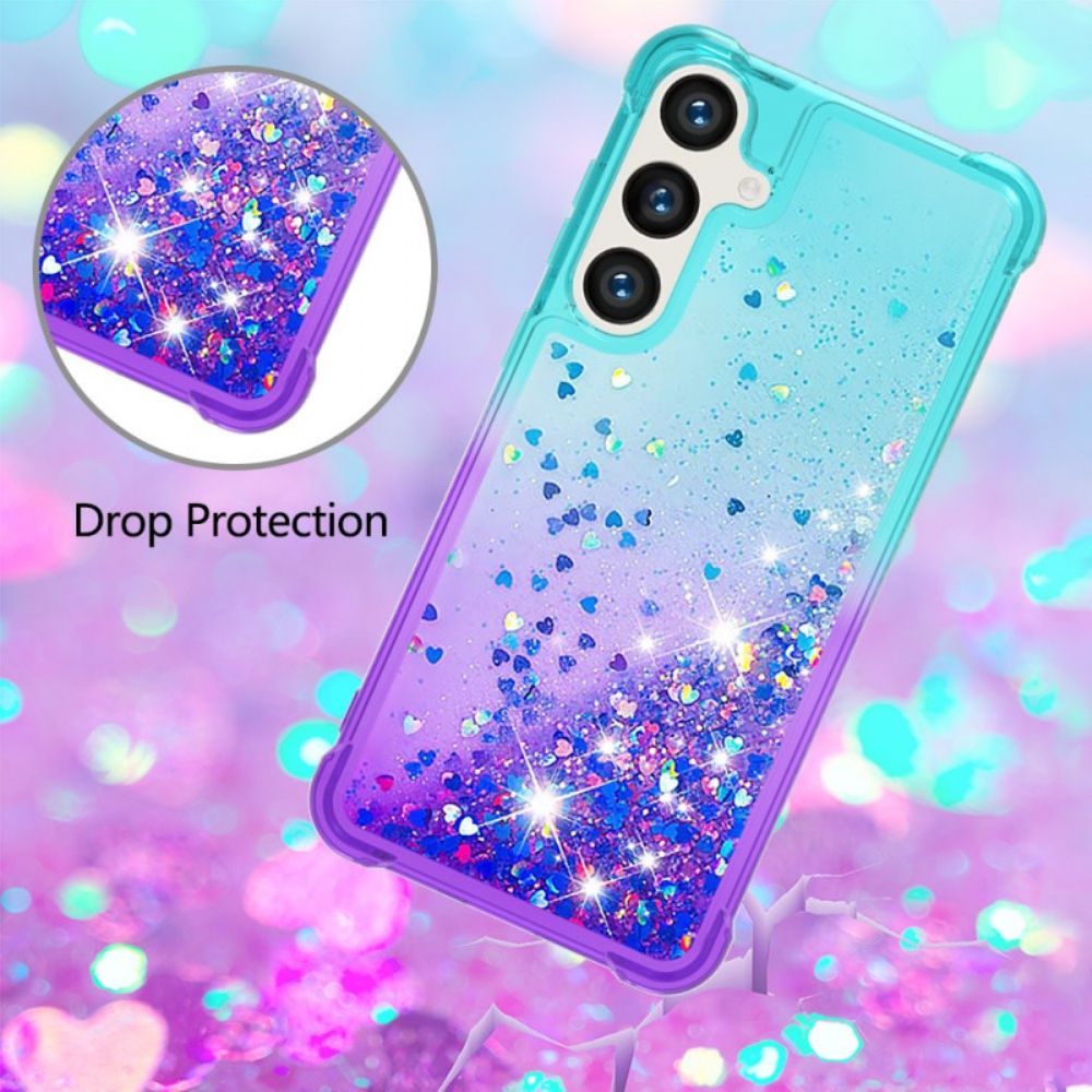 Hoesje Samsung Galaxy S24 Plus 5g Vloeibare Glitters