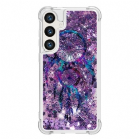 Hoesje Voor Samsung Galaxy S24 Plus 5g Vloeibare Glitter Dromenvanger