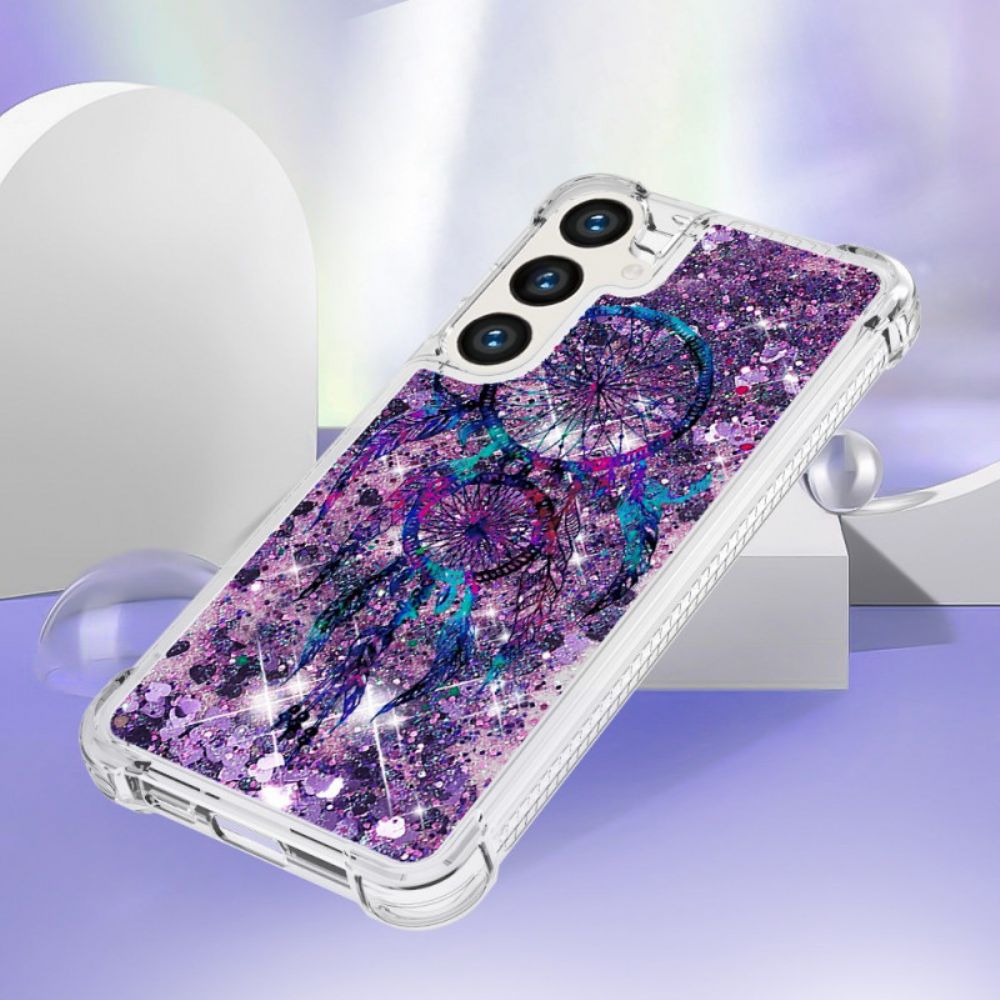 Hoesje Voor Samsung Galaxy S24 Plus 5g Vloeibare Glitter Dromenvanger