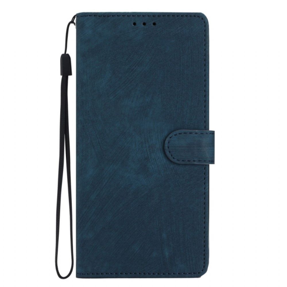 Leren Hoesje Voor Samsung Galaxy S24 Plus 5g Leren Bandstijl