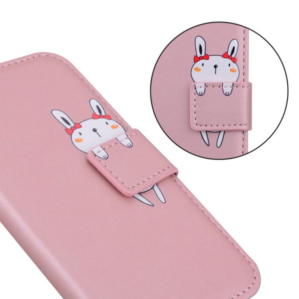 Leren Hoesje Voor Samsung Galaxy S24 Plus 5g Grappig Dier