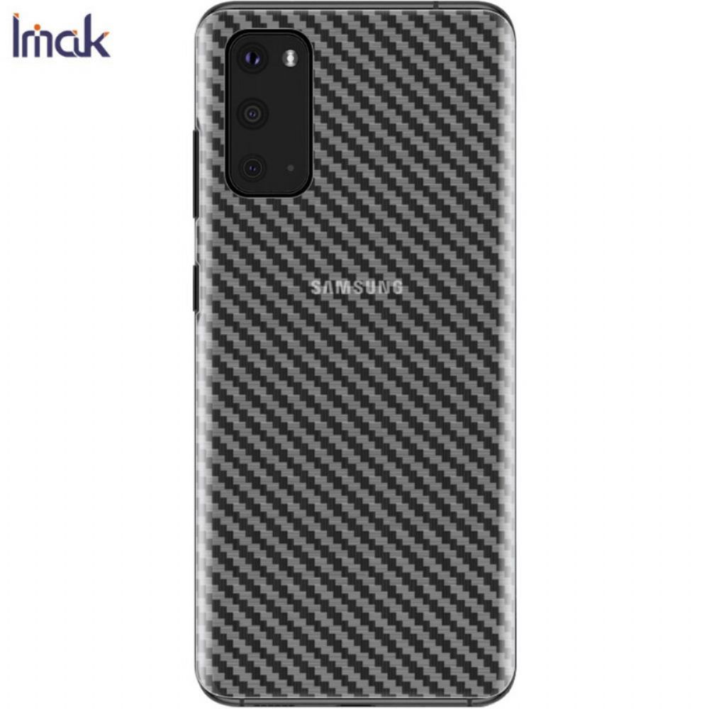 Achterfilm Voor Samsung Galaxy S20 Carbon Style Imak