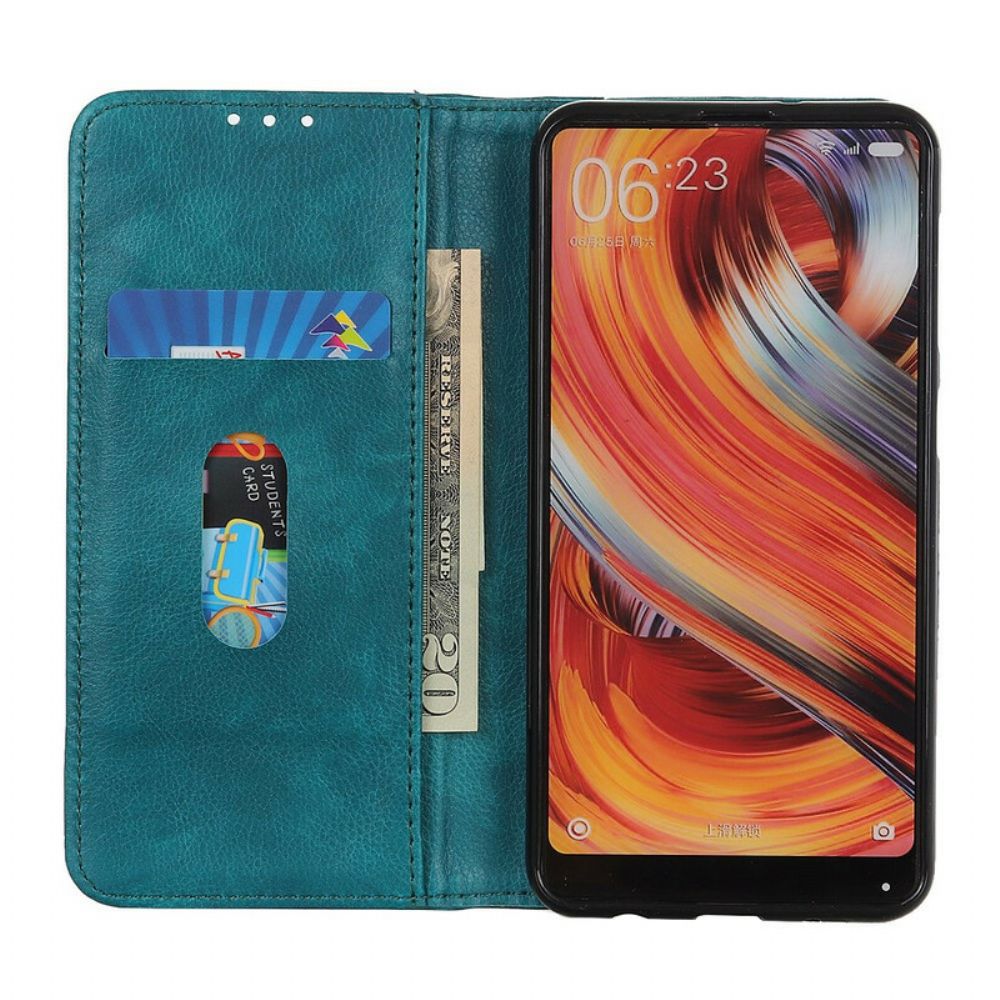 Bescherming Hoesje voor Samsung Galaxy S20 Folio-hoesje Elegance Split Litchi Leer