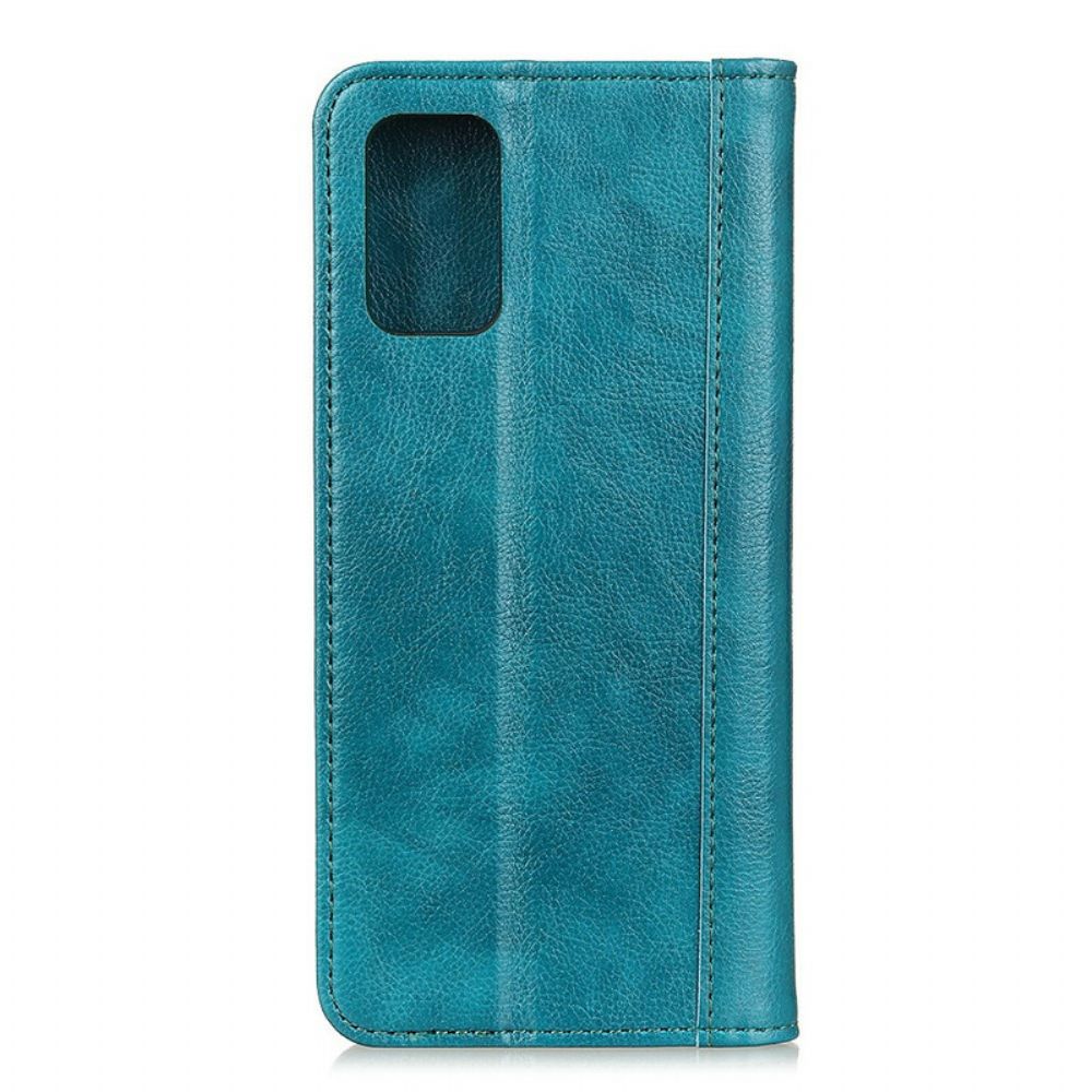 Bescherming Hoesje voor Samsung Galaxy S20 Folio-hoesje Elegance Split Litchi Leer