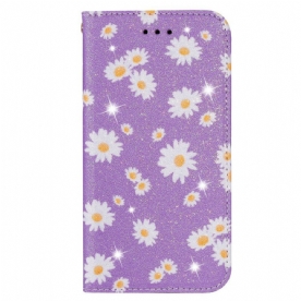 Bescherming Hoesje voor Samsung Galaxy S20 Folio-hoesje Madeliefjes