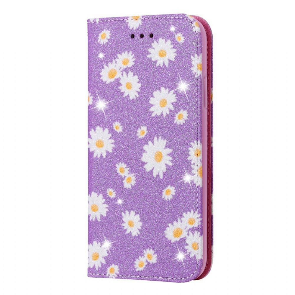 Bescherming Hoesje voor Samsung Galaxy S20 Folio-hoesje Madeliefjes