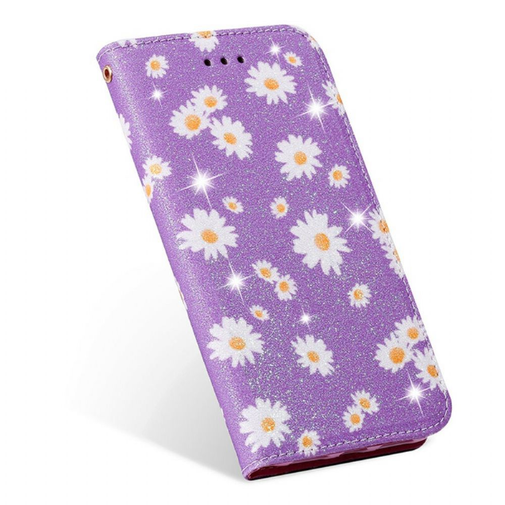 Bescherming Hoesje voor Samsung Galaxy S20 Folio-hoesje Madeliefjes