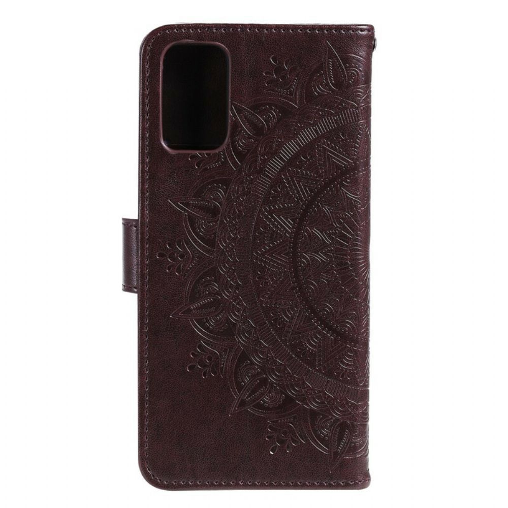 Flip Case voor Samsung Galaxy S20 Zon Mandala