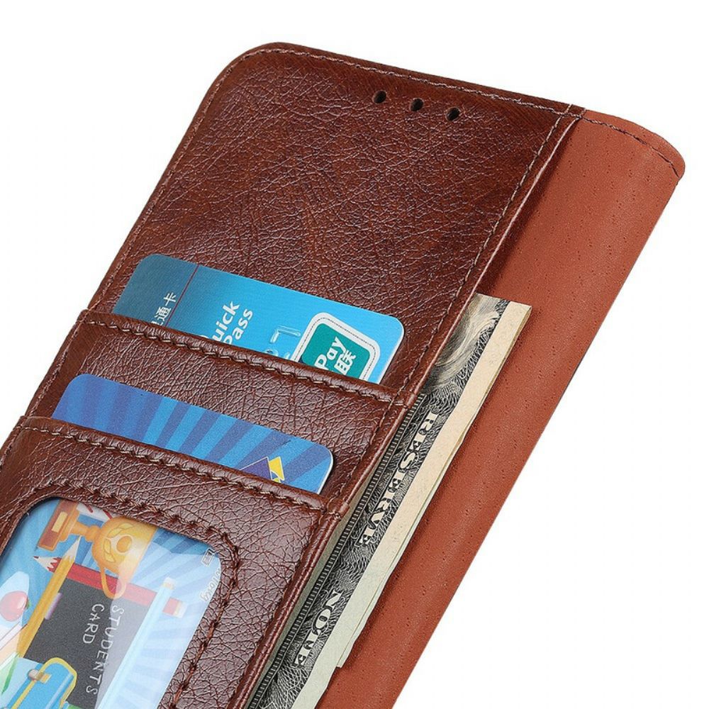 Folio-hoesje voor Samsung Galaxy S20 Gesplitst Nappaleer