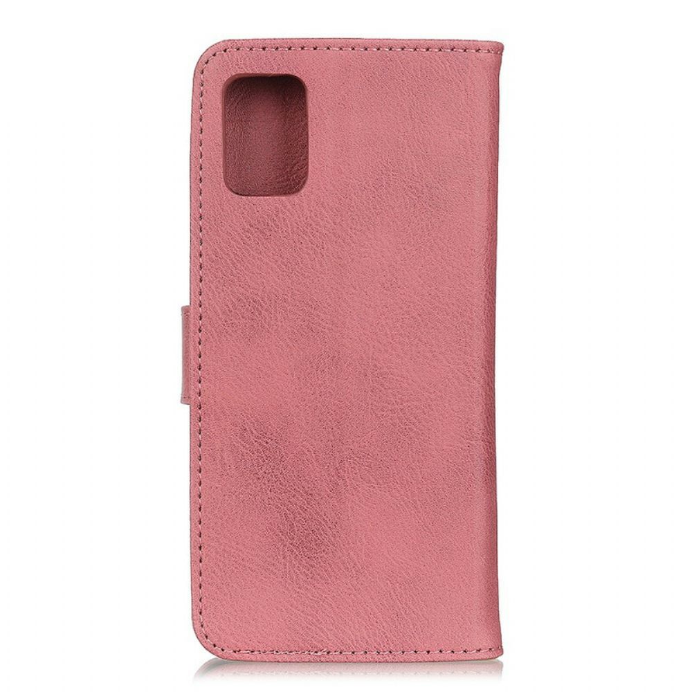 Folio-hoesje voor Samsung Galaxy S20 Imitatieleer Khazneh