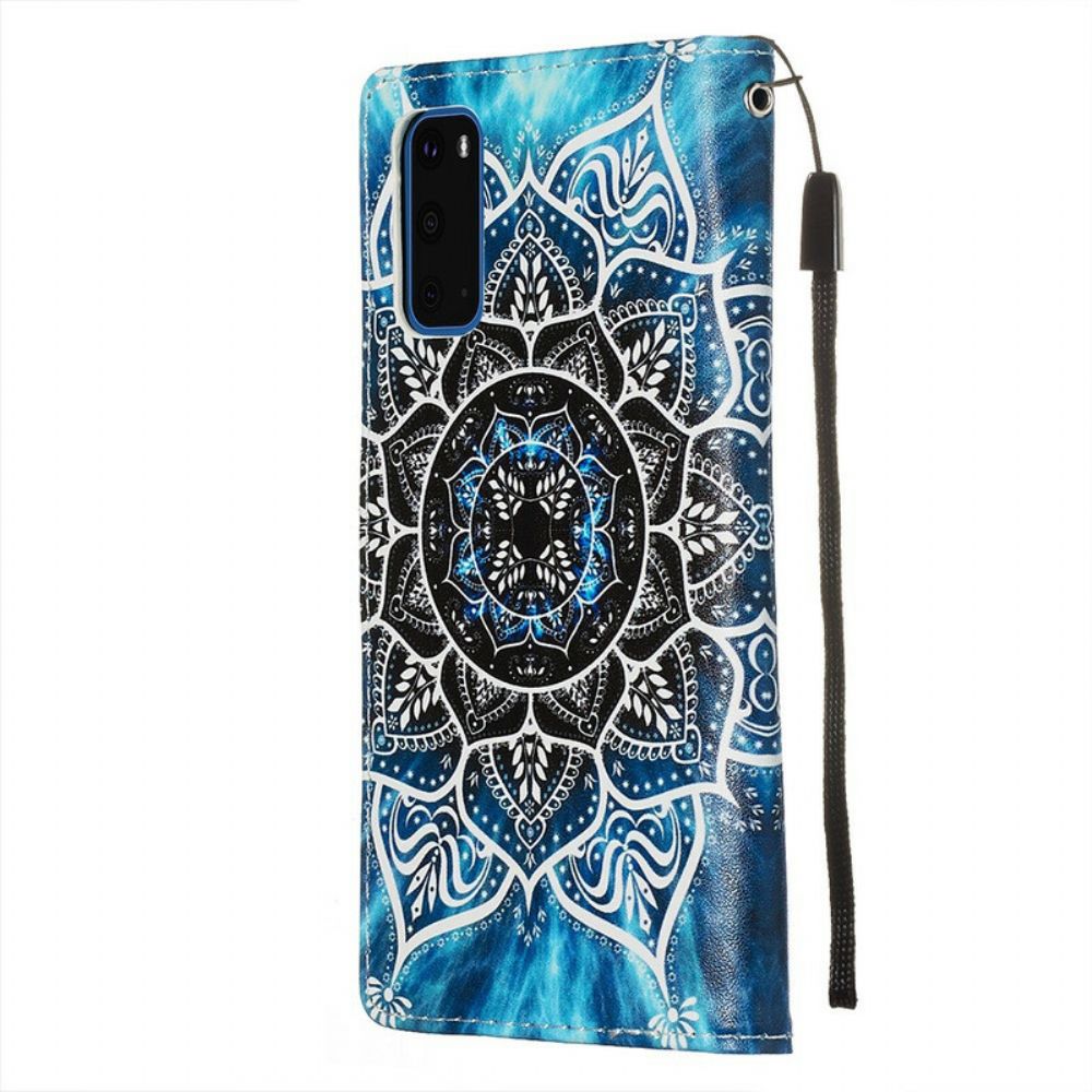 Folio-hoesje voor Samsung Galaxy S20 Mandala In De Lucht