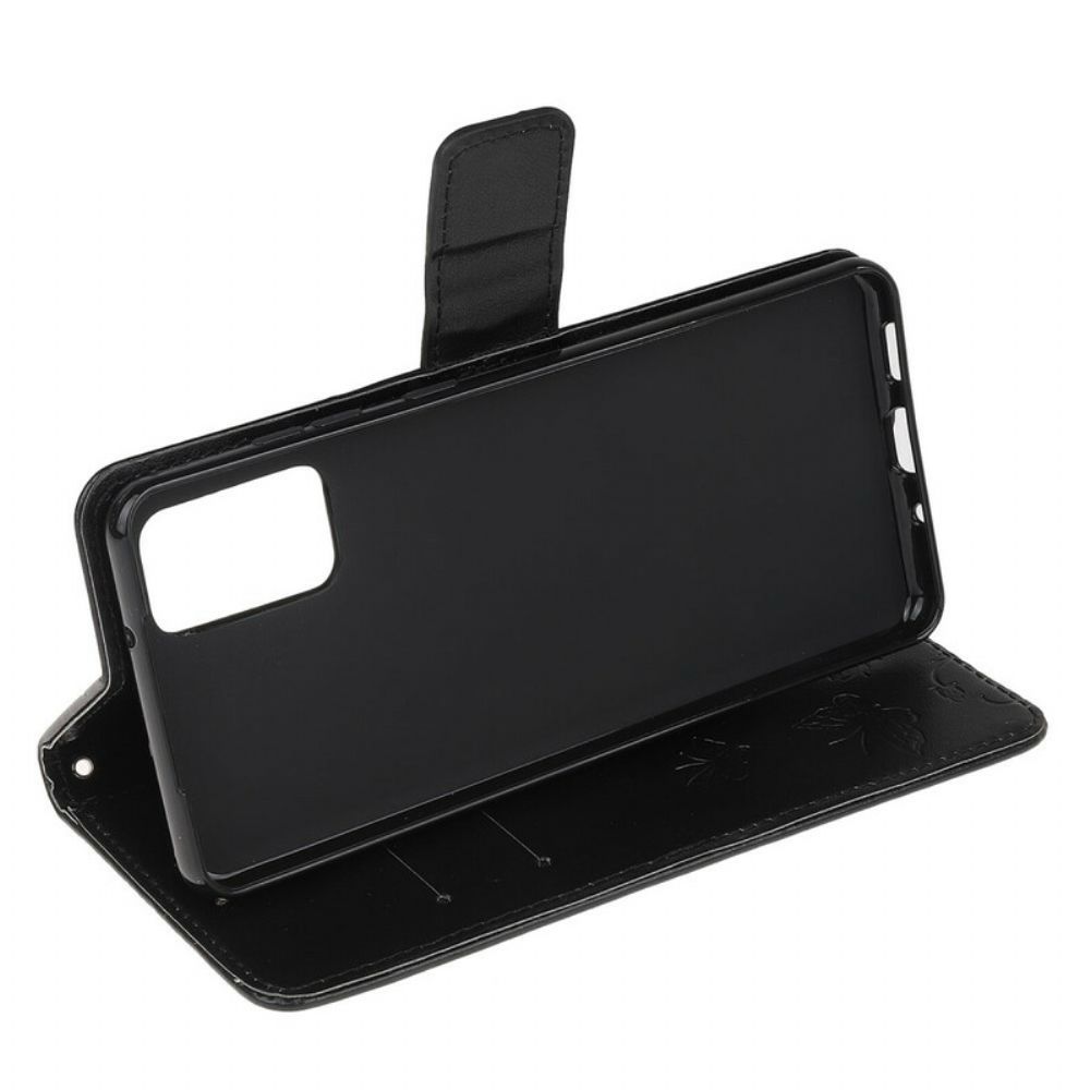 Folio-hoesje voor Samsung Galaxy S20 Met Ketting Discretieband Vlinders