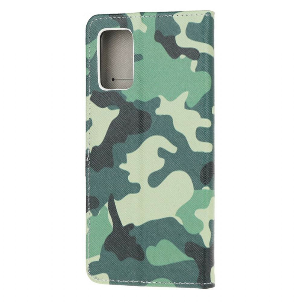 Folio-hoesje voor Samsung Galaxy S20 Militaire Camouflage