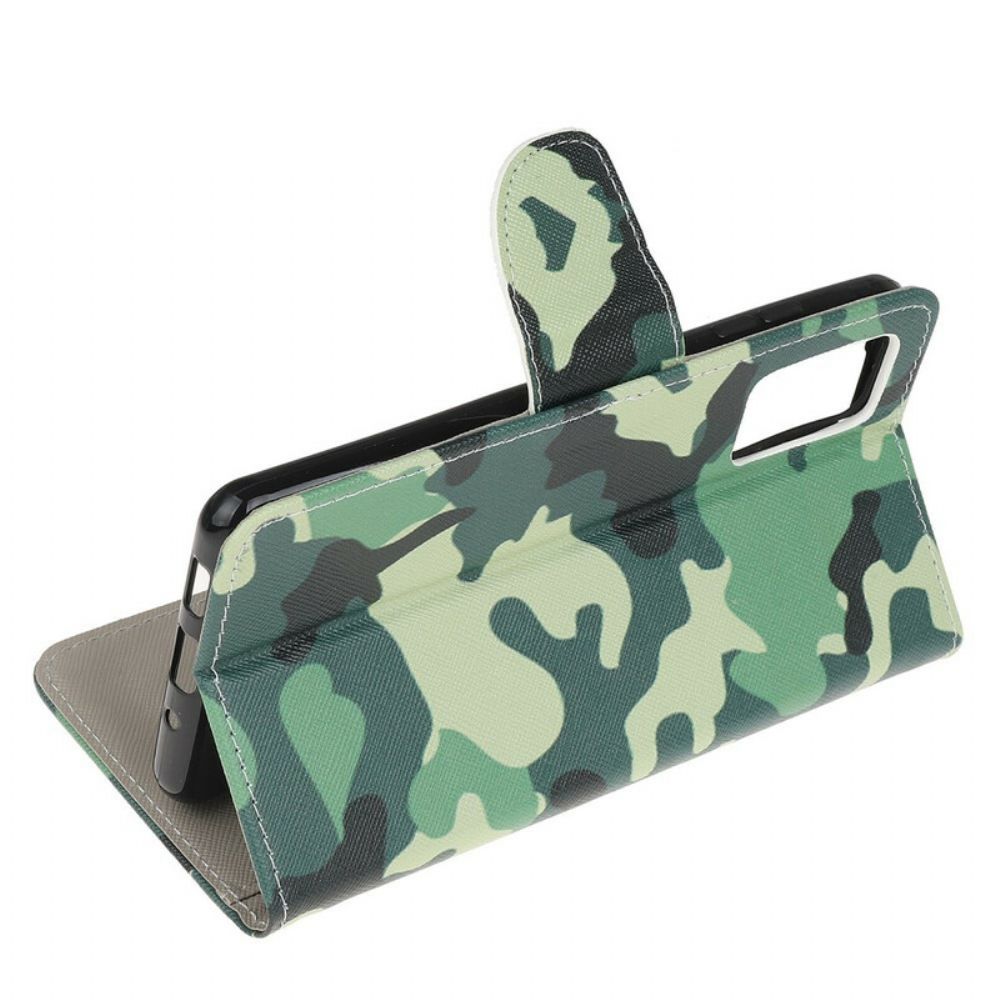 Folio-hoesje voor Samsung Galaxy S20 Militaire Camouflage