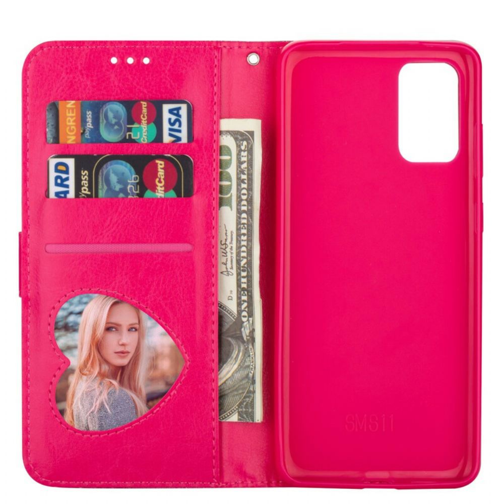 Folio-hoesje voor Samsung Galaxy S20 Pailletten Portemonnee