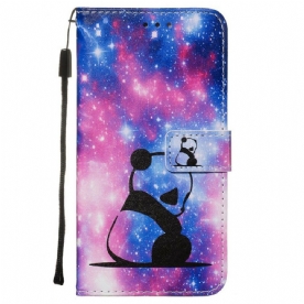 Folio-hoesje voor Samsung Galaxy S20 Panda Galaxy