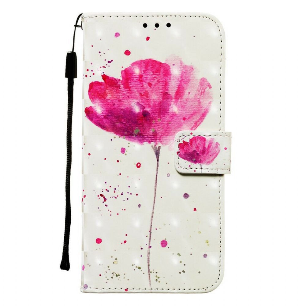 Hoesje Folio-hoesje voor Samsung Galaxy S20 Aquarel Halster