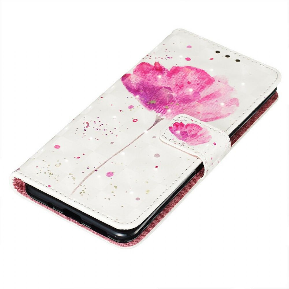 Hoesje Folio-hoesje voor Samsung Galaxy S20 Aquarel Halster