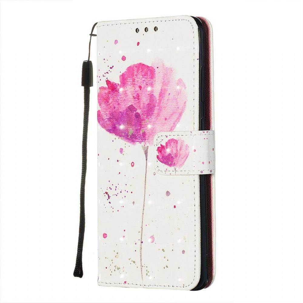 Hoesje Folio-hoesje voor Samsung Galaxy S20 Aquarel Halster