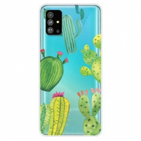 Hoesje voor Samsung Galaxy S20 Cactus Aquarel