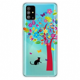 Hoesje voor Samsung Galaxy S20 Kat Onder De Boom