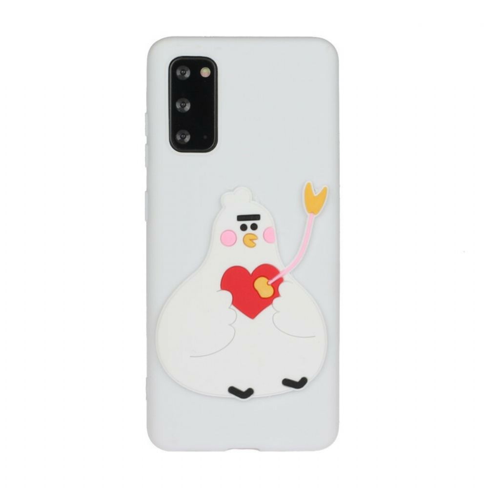 Hoesje voor Samsung Galaxy S20 De Liefdes Kip