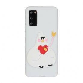 Hoesje voor Samsung Galaxy S20 De Liefdes Kip