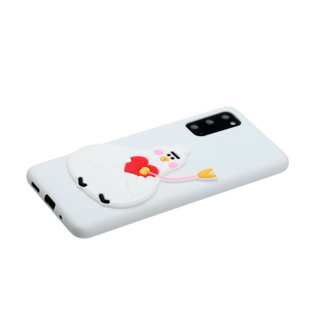 Hoesje voor Samsung Galaxy S20 De Liefdes Kip